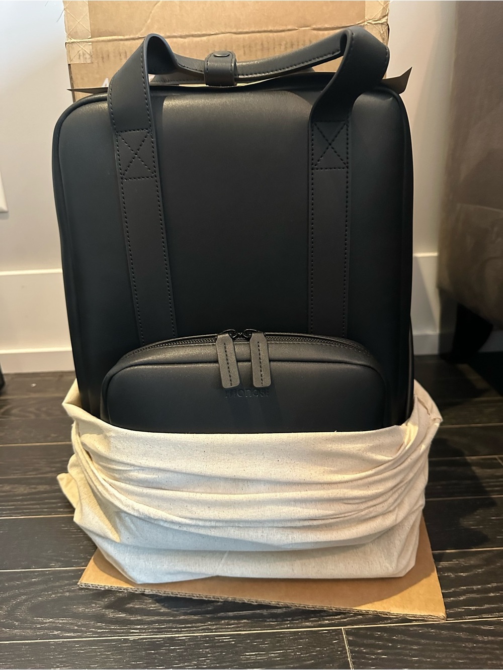 Monos metro backpack leather
